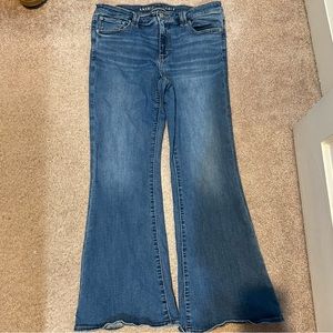 American low rise flare jeans